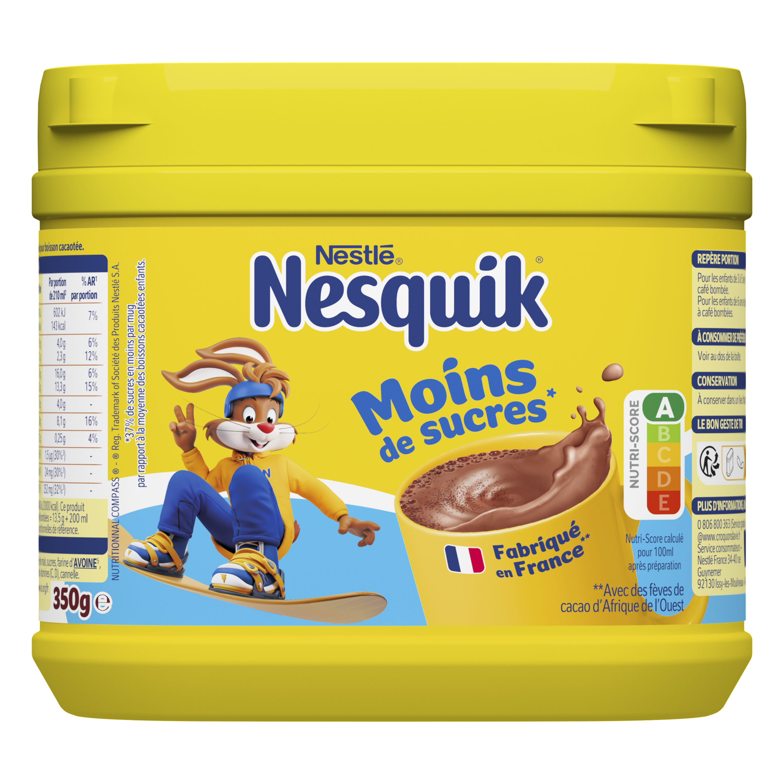 NESQUIK® MOINS DE SUCRES