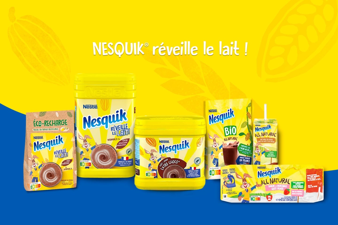 Nesquik Master Head Family Packshot